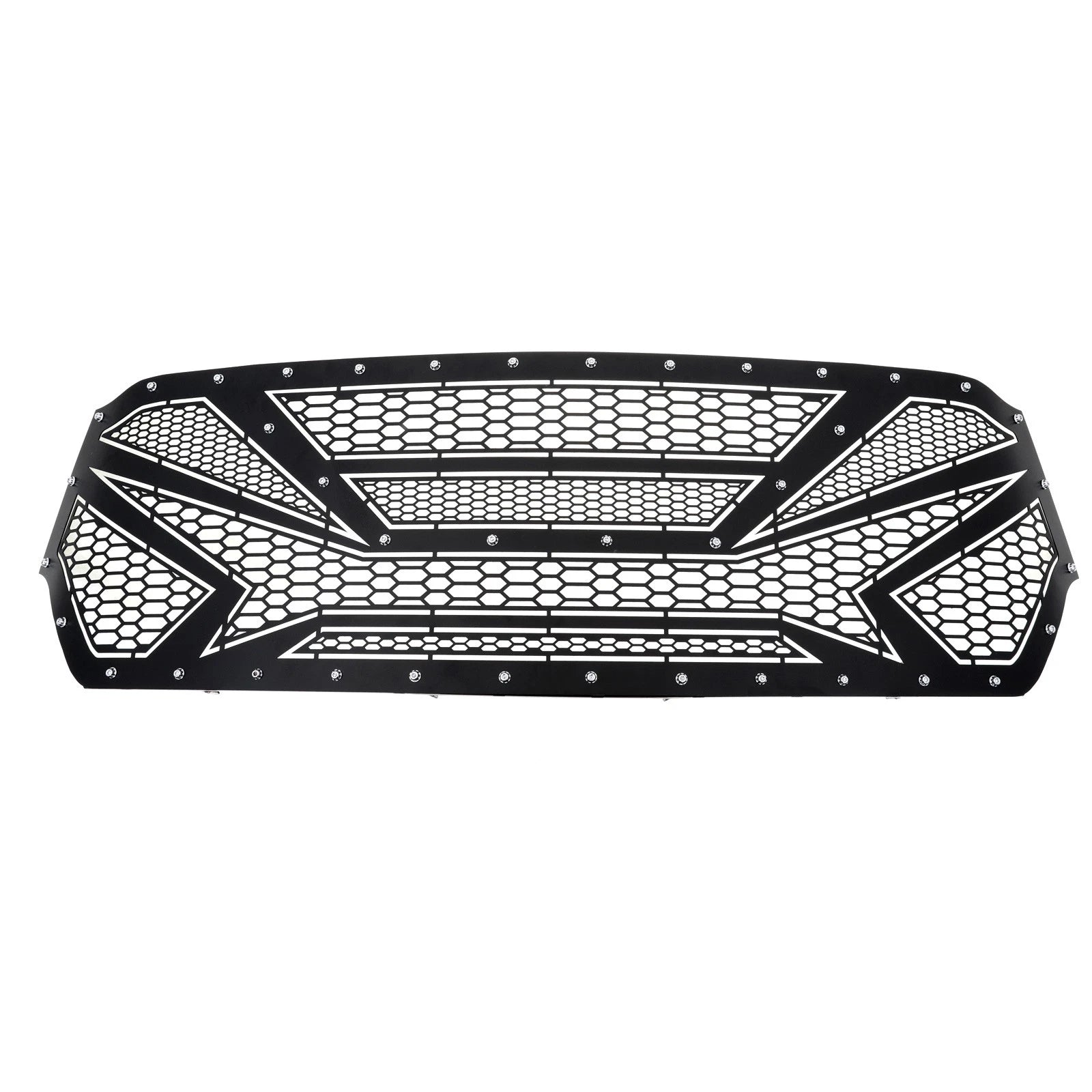 Upper Black Stainless Laser Cut Grille Insert for Ram 1500 (2019–2024)