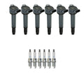 Set of 6 NGK Ignition Coils & Iridium Spark Plugs for Avalon Highlander RX350 (2005–2019)
