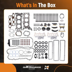 Complete Head Gasket Timing Chain Kit for Cadillac CTS SRX 3.0L V6 (2010–2011)