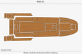 EVA Foam Teak Faux Deck Flooring Mat for Mako 25