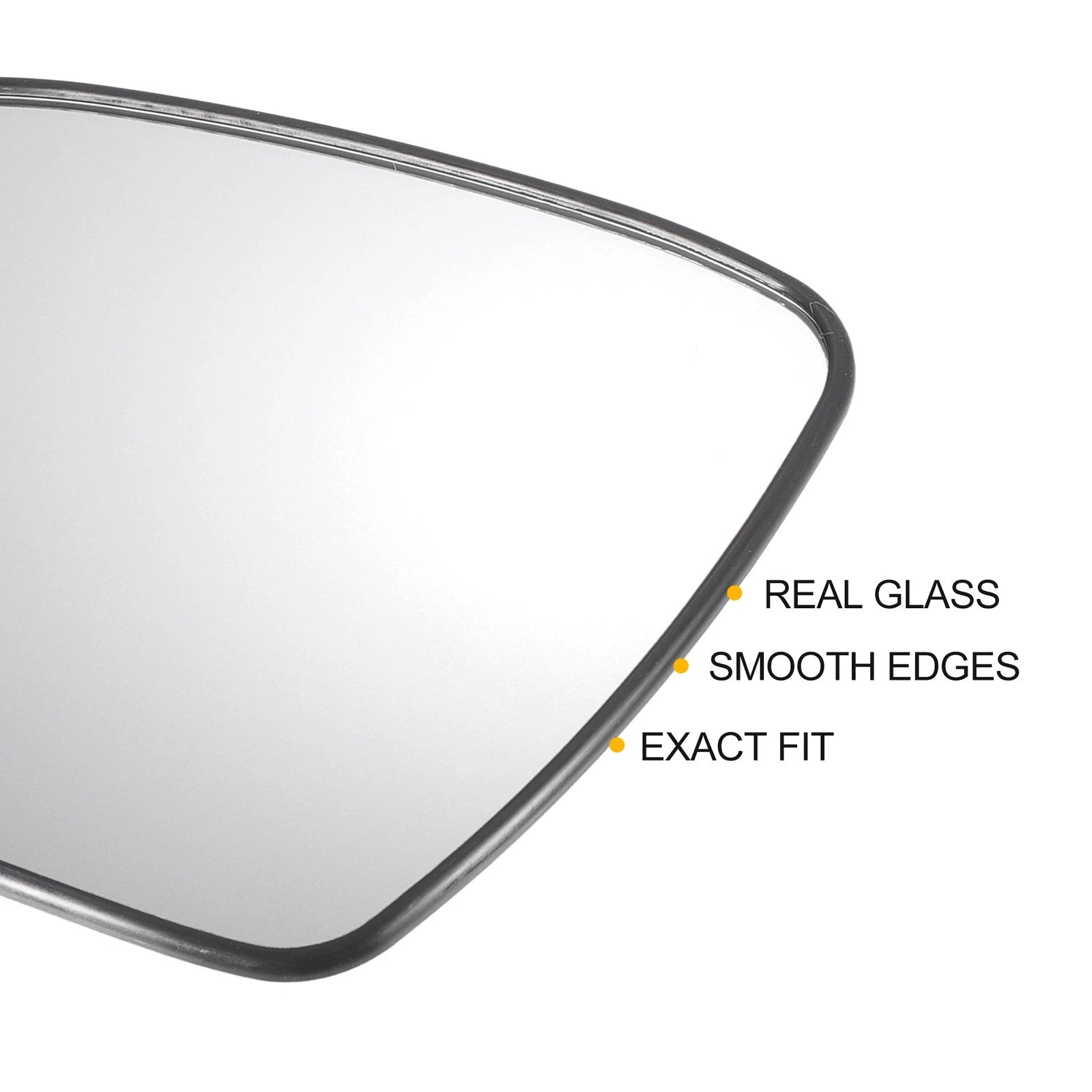 Left Side Heated White Mirror Glass for Honda Jazz Fit (2020–2021)