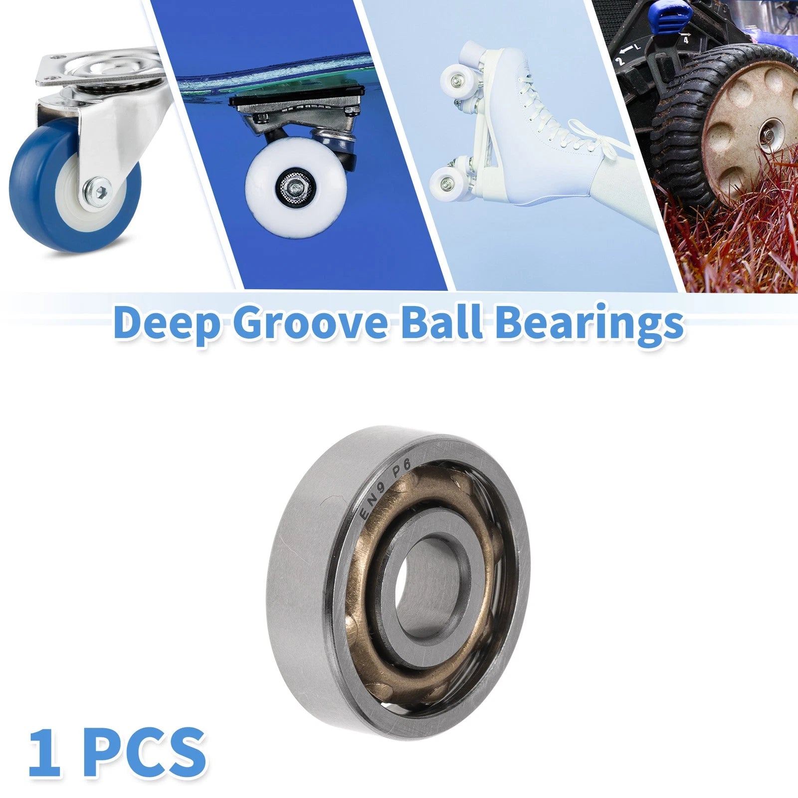 Deep Groove Ball Bearings 9x28x8mm for Scooter Skateboard (No Year Specified)