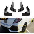 Set of 4 Splash Guards for Honda Civic Hatchback (2017–2021)