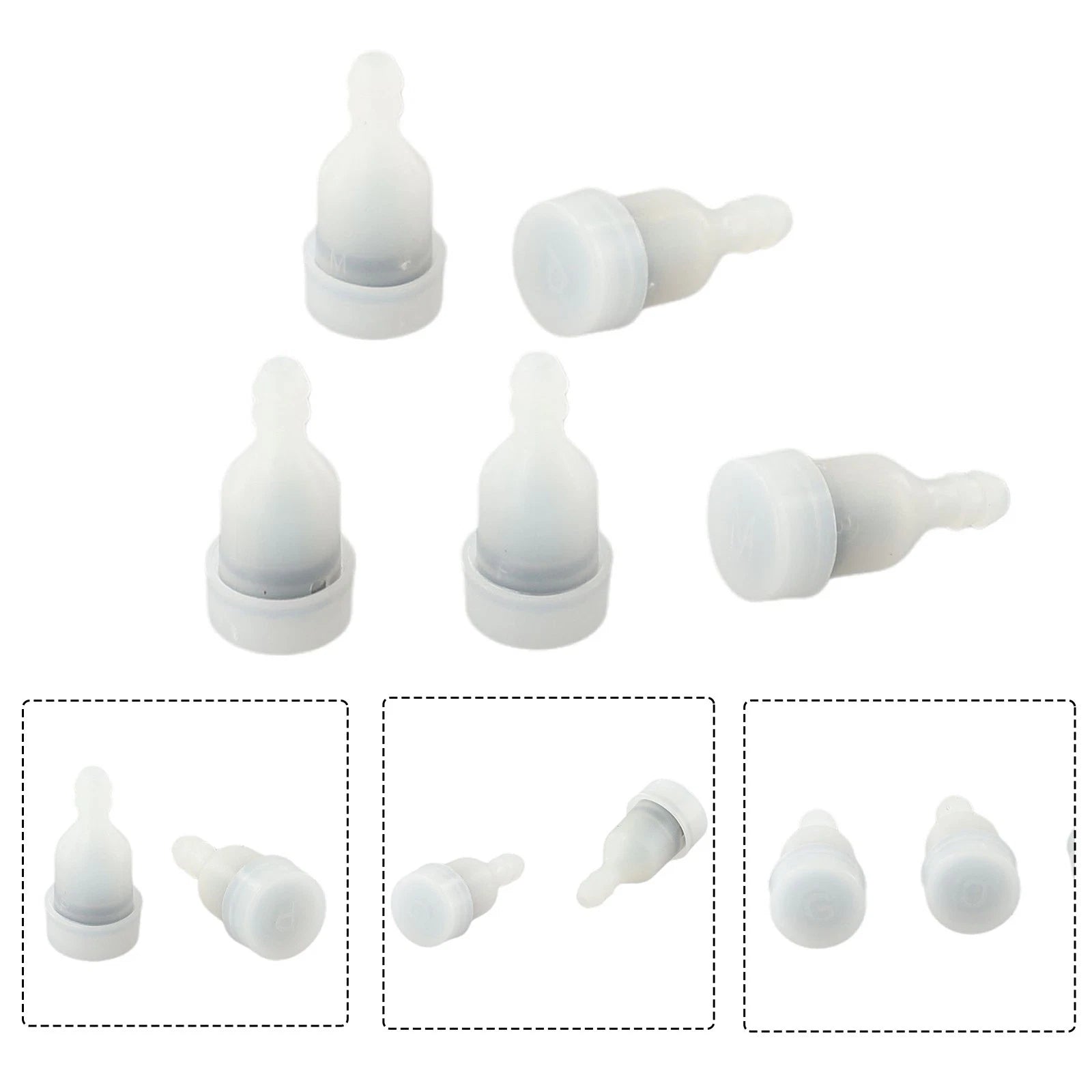 5Pcs Fuel Tank Breather Vent Air Check Valve for Chainsaw Brush Cutter (4500)