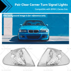 Pair Clear Corner Turn Signal Lights for BMW 3 Series (1998–2001)