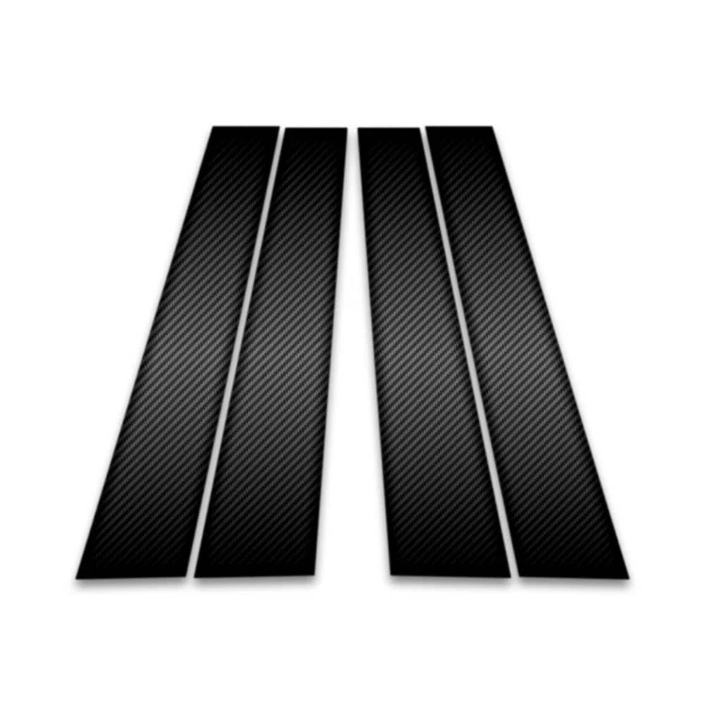 Pillar Post Covers Carbon Fiber 4pc for Mercedes-Benz S Class (2014–2020)