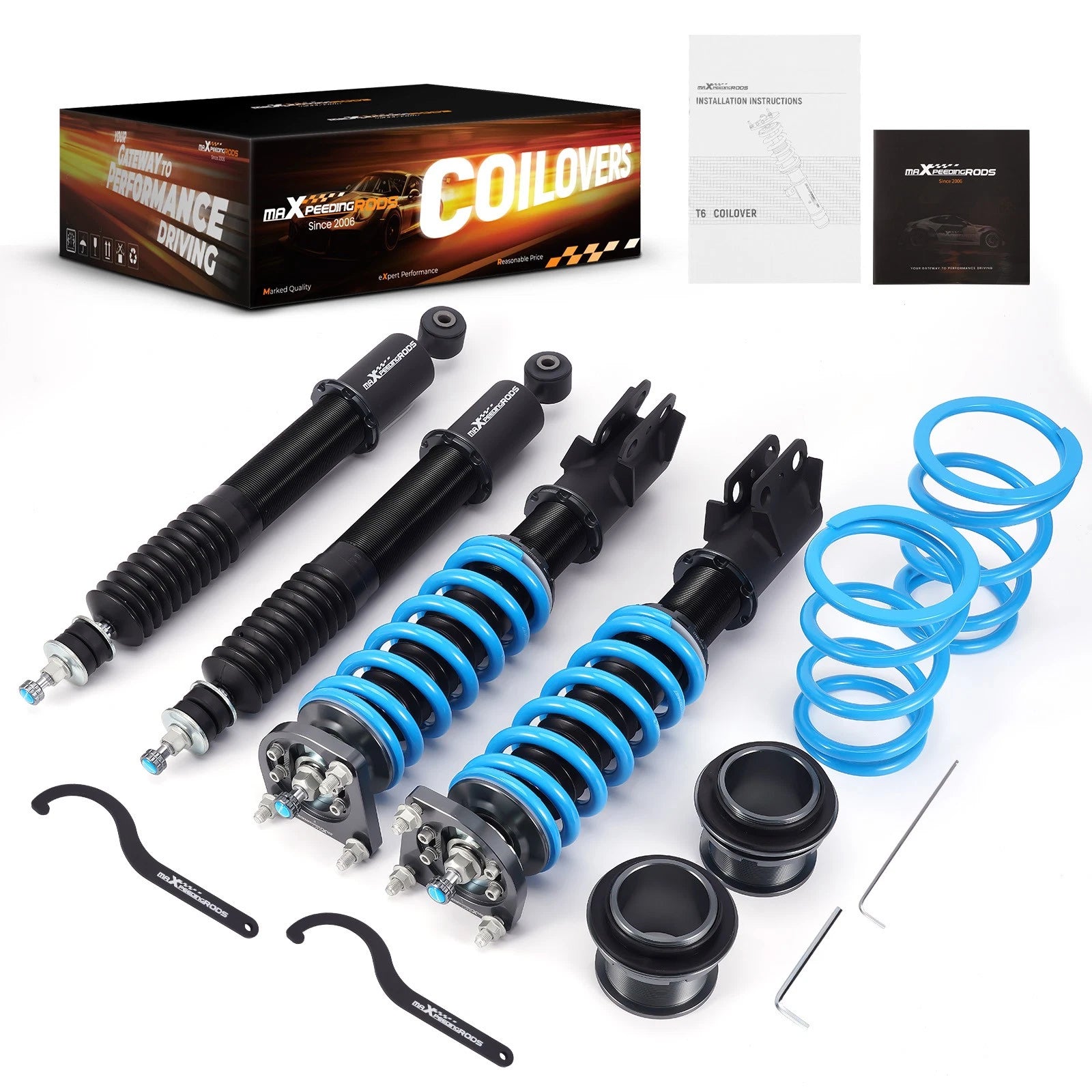 Adjustable Coilovers Lowering Kit for Ford Mustang (1994–2004)