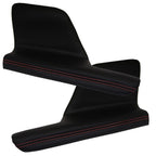 2X Door Armrest PVC Carbon Fiber for Honda Odyssey (2011–2017) Red Stitch