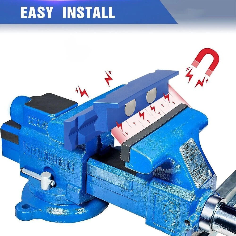 1 Pair Aluminum Vise Jaws for AN Fitting Adapter (101mm)