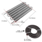 6 Rows Aluminum Transmission Oil Cooler for Auto-Manual Radiators