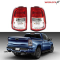 Set of 2 Tail Light Brake Lamps for Ram 1500 (2019–2023) Chrome Bezel