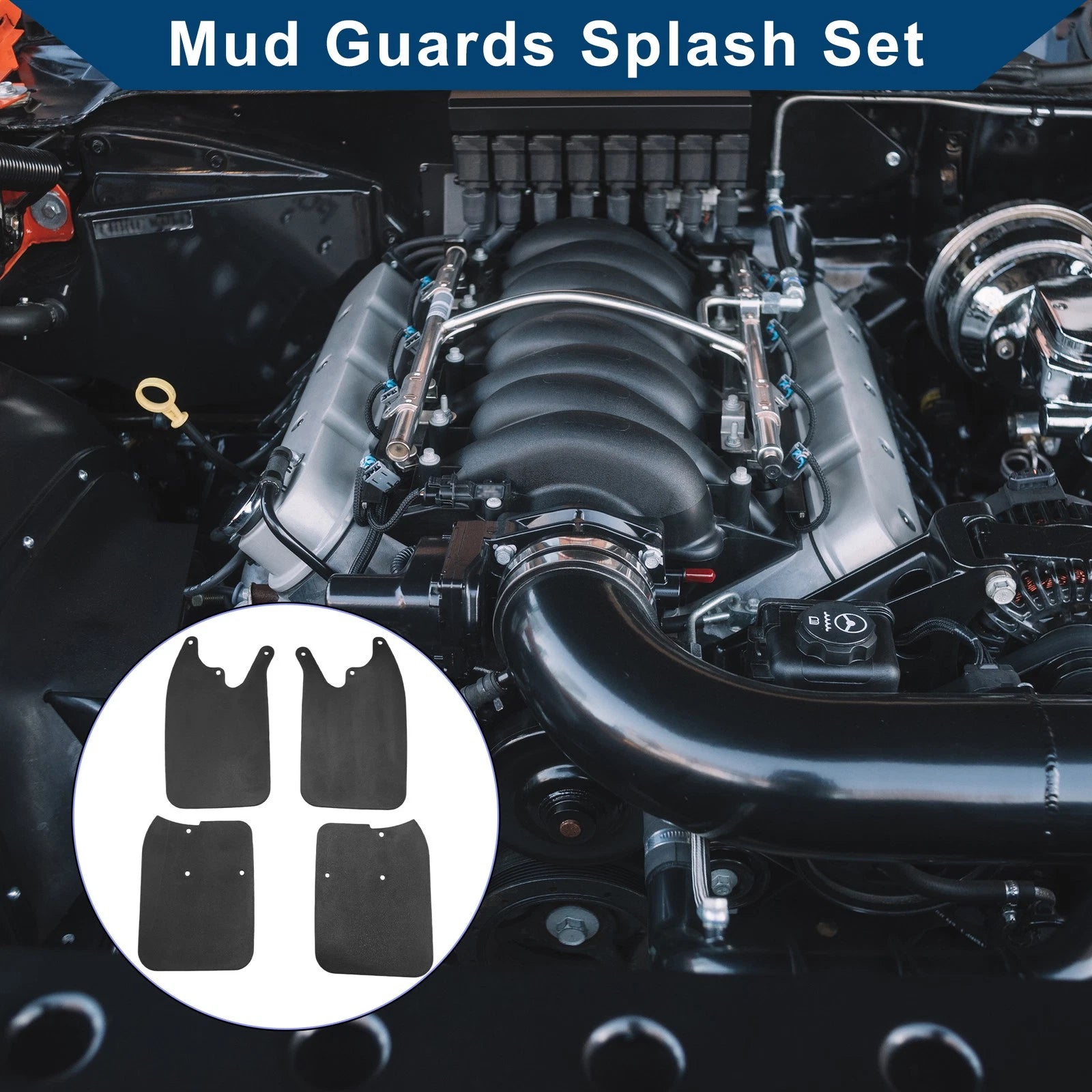 Mud Flaps Splash Guards for Toyota Tacoma (1999–2004) 4x4 Prerunner