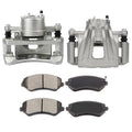Front Left Right Brake Calipers and Ceramic Pads Kit for Jeep Liberty (2002–2007)
