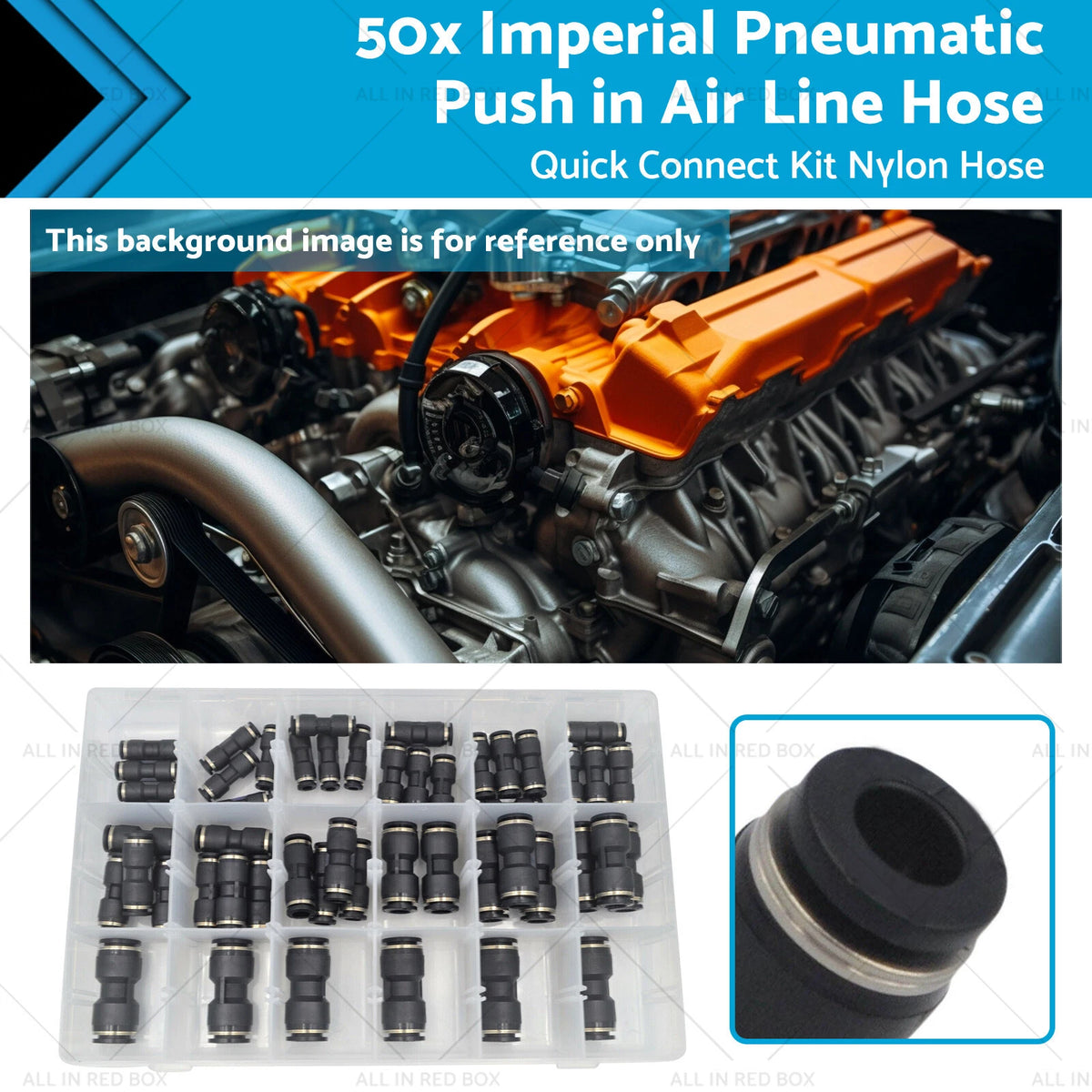 50x Quick Connect Kit for Air Line Hose