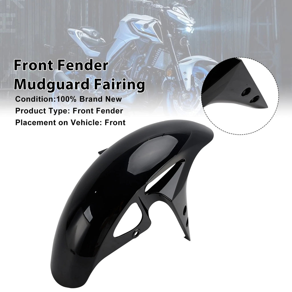 Front Fender Mudguard for Yamaha YZF-R3 YZF R25 MT-03 (2025–2026) Black