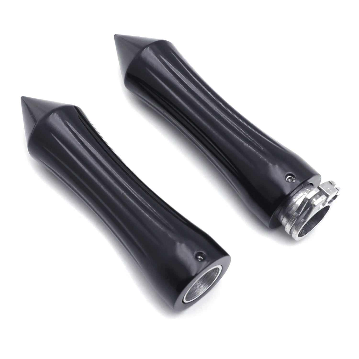 Black Hand Grips 7/8" 22mm for Suzuki GSXR 600 750 1000 Hayabusa (All Years)
