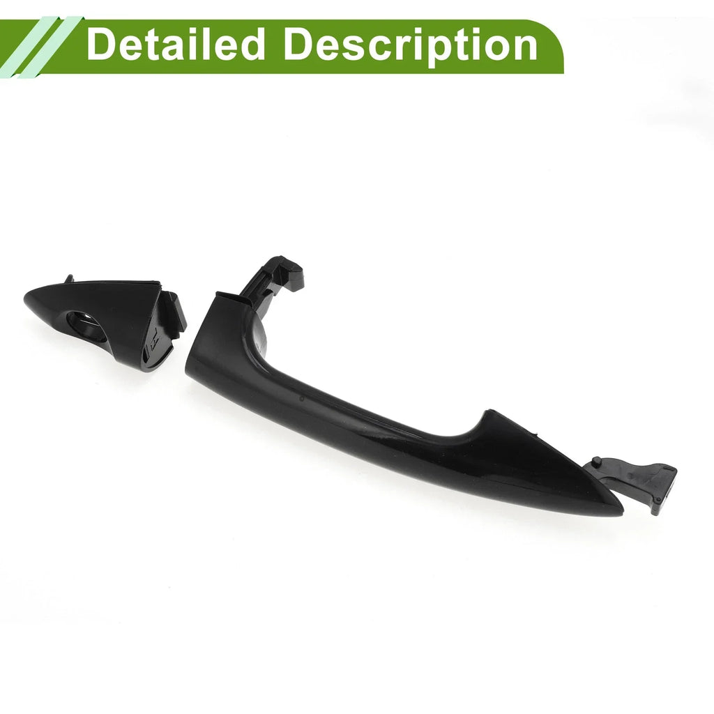 Exterior Door Handle for Hyundai Accent 2012-2017 Black Front Left