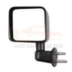 Manual Fold Side View Mirrors Cover Pair for Jeep Wrangler (2007–2017)