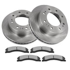 Front Disc Rotors & Ceramic Brake Pads Kit for GMC Sierra 2500 HD (2011–2019)