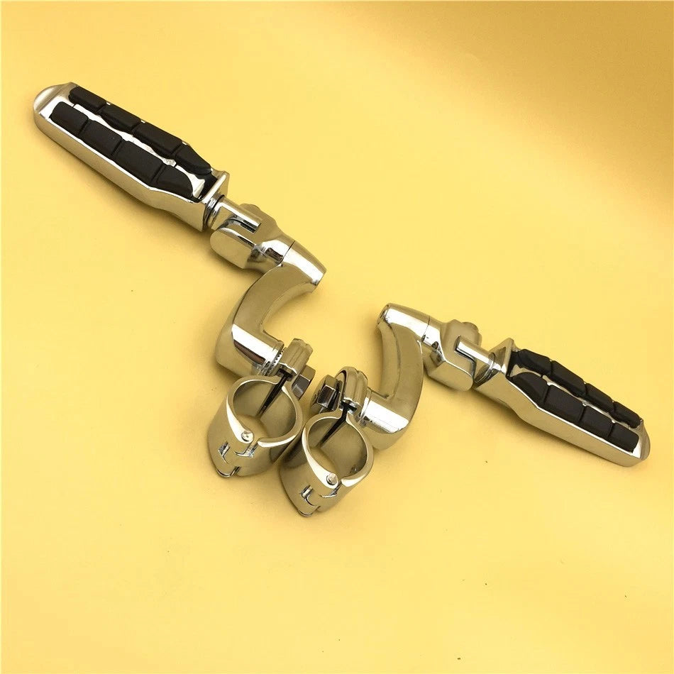 Chrome Peg Mounting Kit for Honda GoldWing VTX1300 Shadow Valkyrie