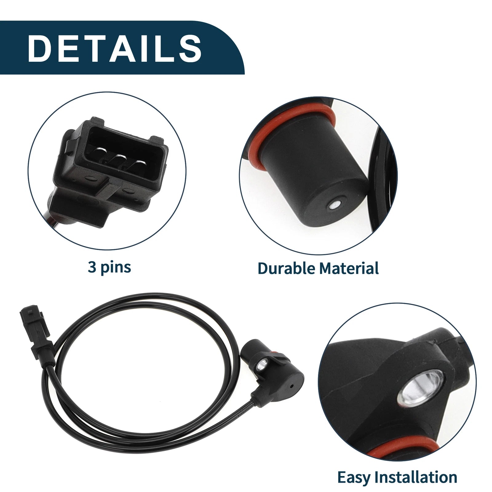 Crankshaft Position Sensor for Nissan Terrano 2.7TD 4WD (1993–2002) No. 259777F405