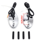 LED Signal Mirror Block Off Plate for Kawasaki Ninja ZX6R ZX10R (2005–2010)