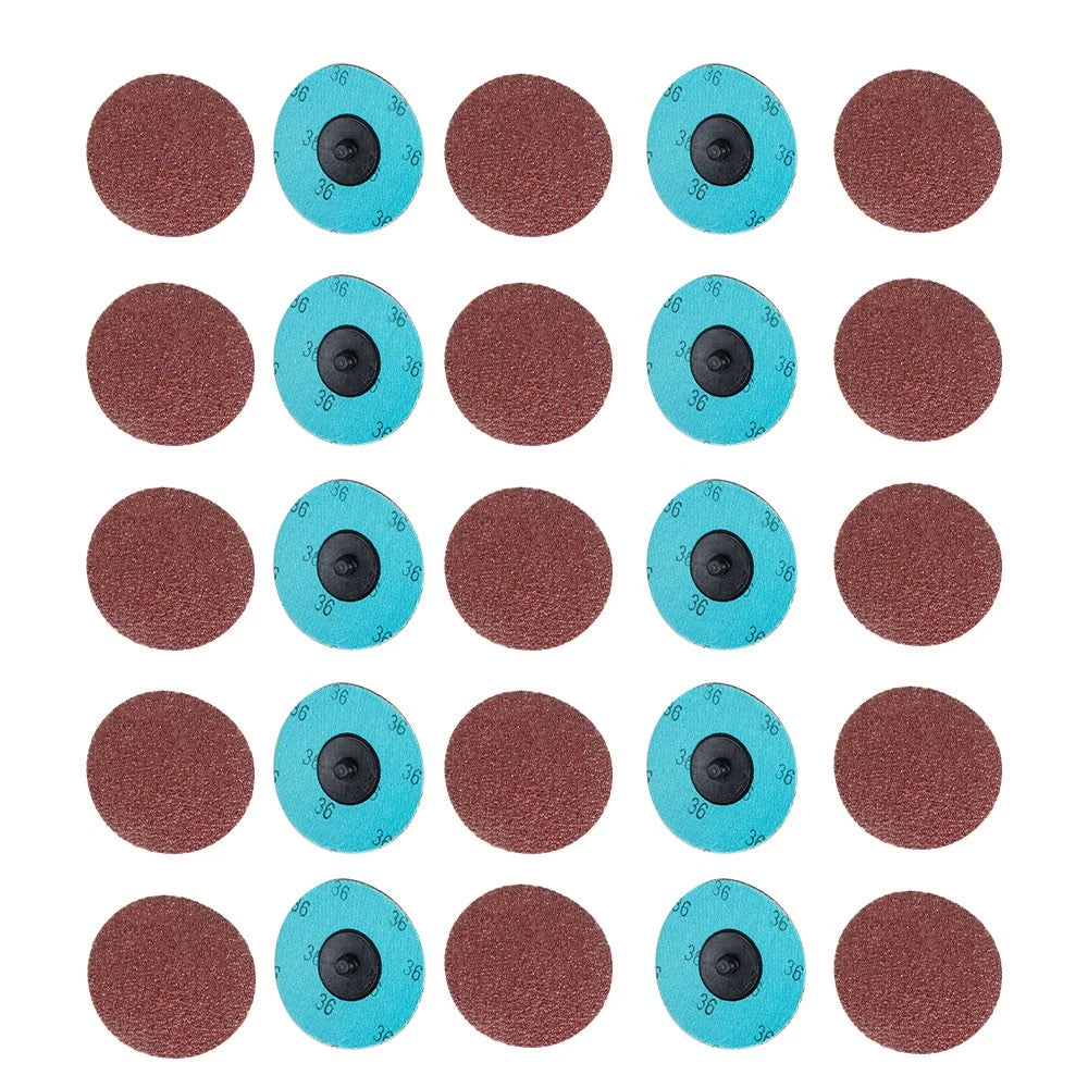 25PCS 3 Inch 36 Grit Sanding Discs for Die Grinder