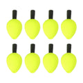8pcs Foam Fishing Floats for Long Distance Use (Freshwater/Saltwater)