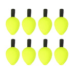 8pcs Foam Fishing Floats for Long Distance Use (Freshwater/Saltwater)