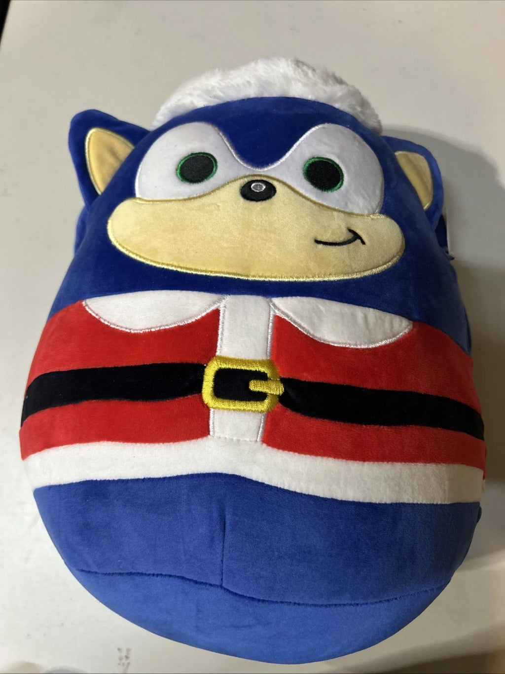 12” Sonic the Hedgehog Plush with Santa Hat Suit (2024)