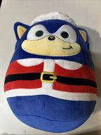 12” Sonic the Hedgehog Plush with Santa Hat Suit (2024)