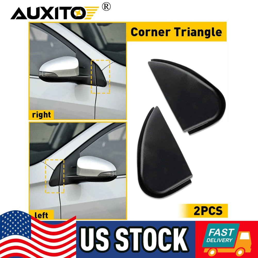 2X Side Mirror Corner Triangle Cover Trim for Toyota Corolla (2014–2016)