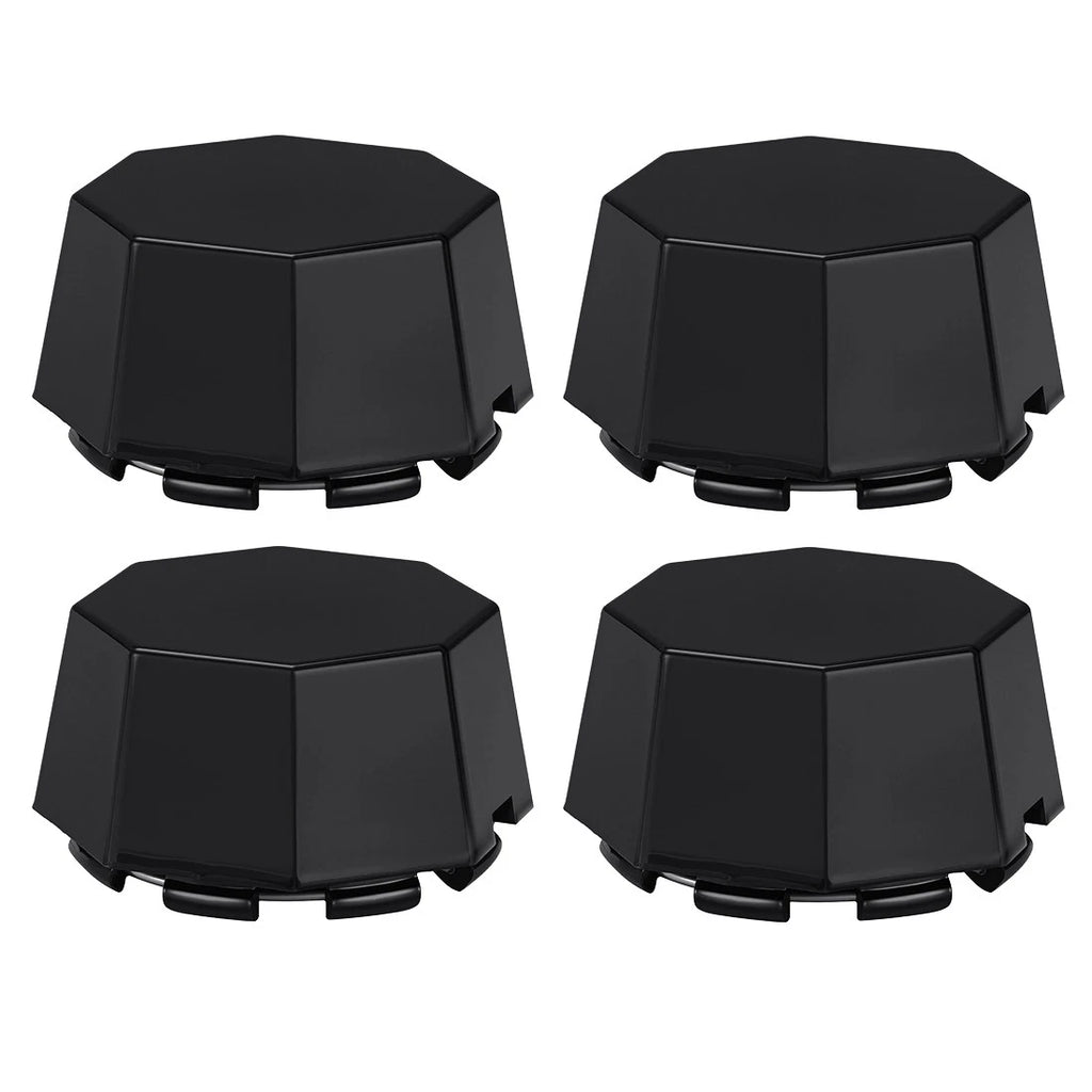 Set of 4 Matte Black Hub Caps for Polaris Sportsman 570 SP (2015–2024)