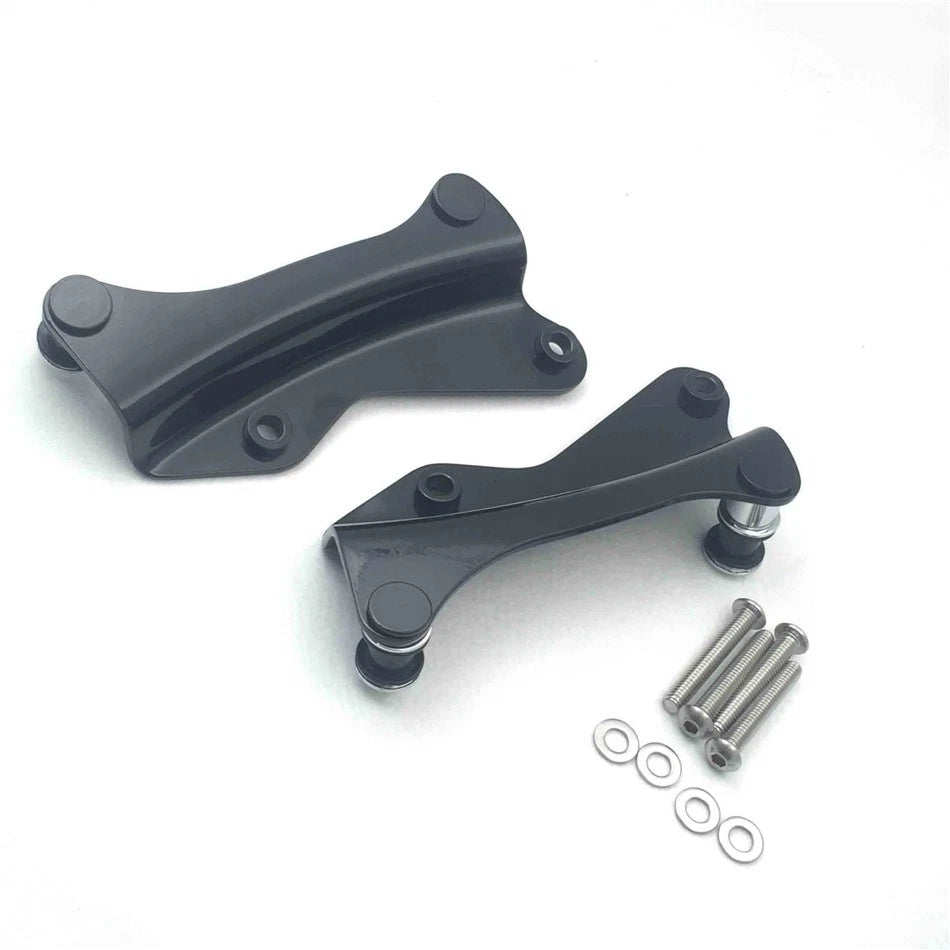 4 Point Docking Hardware Kit for Harley Touring (2014–2019) FLHR FLHT FLHX FLTR Black