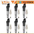 Set of 4 Ignition Coils & Spark Plugs for Audi A3 TT Quattro Volkswagen Touareg