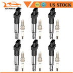 Set of 4 Ignition Coils & Spark Plugs for Audi A3 TT Quattro Volkswagen Touareg