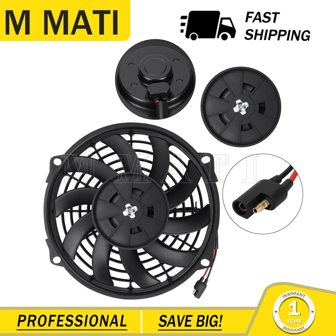 Cooling Fan Motor 2410123 for Polaris Magnum Xplorer Scrambler Sportsman (500, 400)