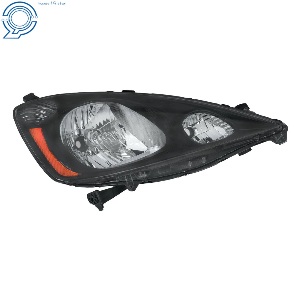 Halogen Headlights for Honda Fit Sport (2009–2011) Black Housing