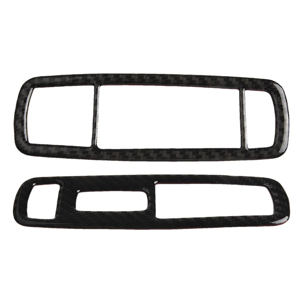 Carbon Fiber / 4 x / Door Switch Panel Trims for Jeep