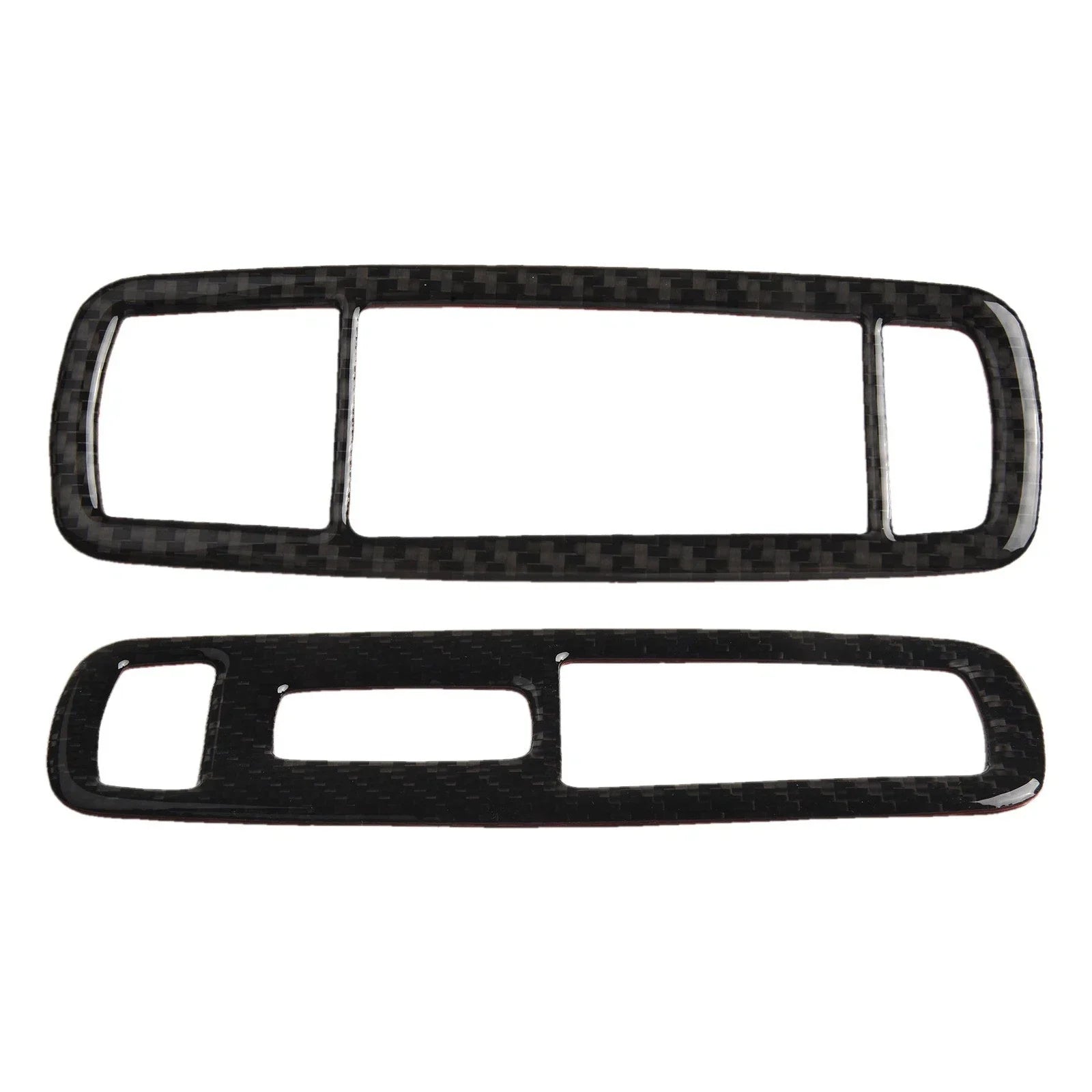 Carbon Fiber / 4 x / Door Switch Panel Trims for Jeep
