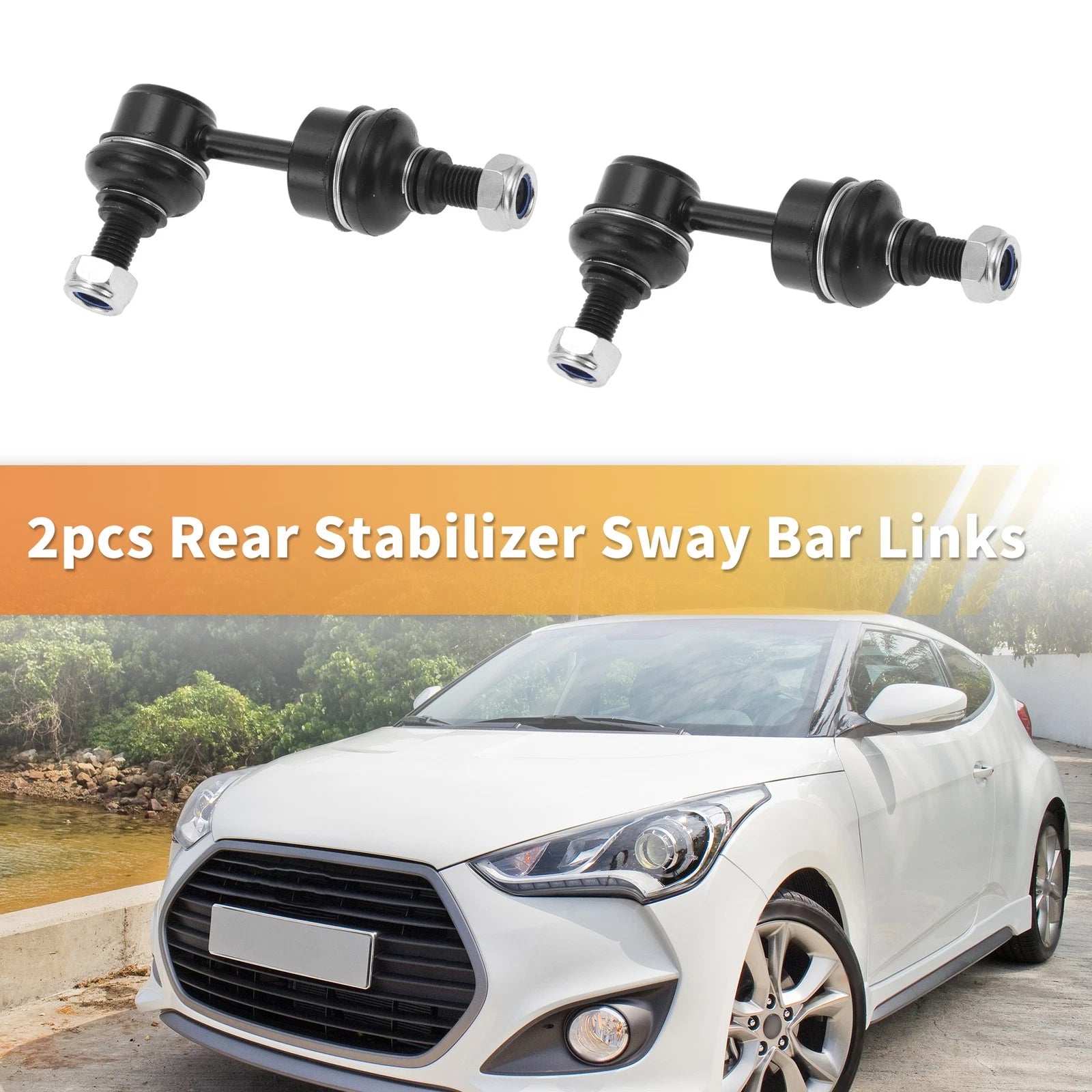 2X Rear Stabiliser Sway Bar Link for Hyundai Santa Fe XL (2013–2019) No.K750603
