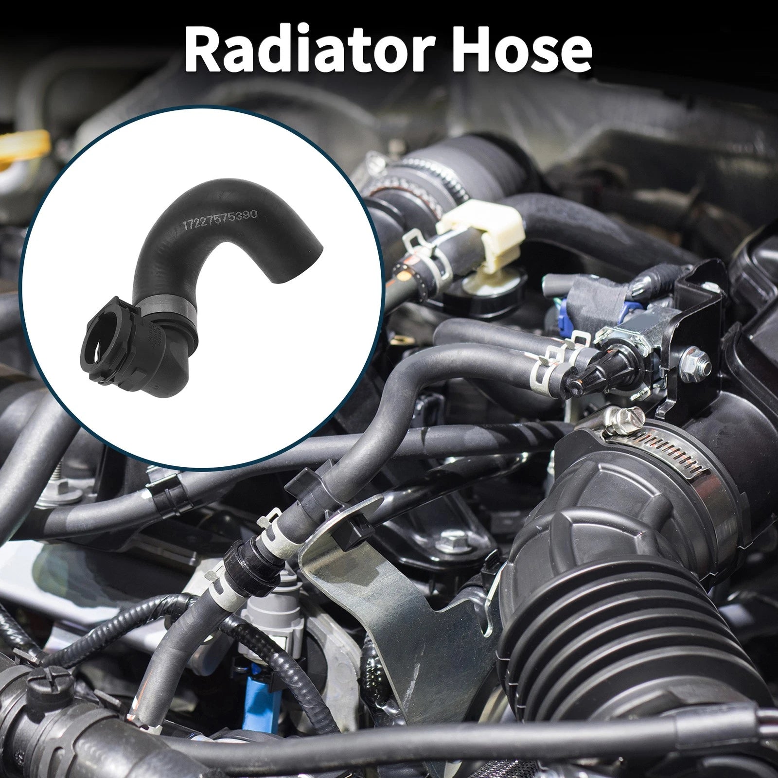 Radiator Hose No.17227575390 for BMW 7 Series (2008–2015)
