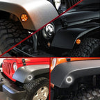 LED Side Marker Turn Signal Lights for Jeep Wrangler JK (2007–2018)