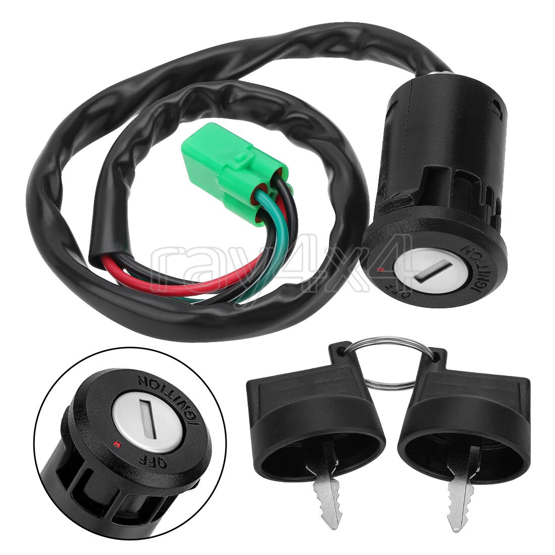 Ignition Key Switch for Honda Sportrax TRX400EX (2005–2008) 35100-HP1-003