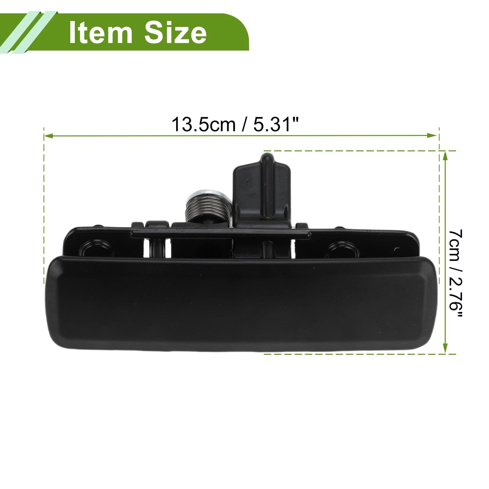 Exterior Door Handle for Chevrolet Astro (1992–2005) Front Right Black Plastic