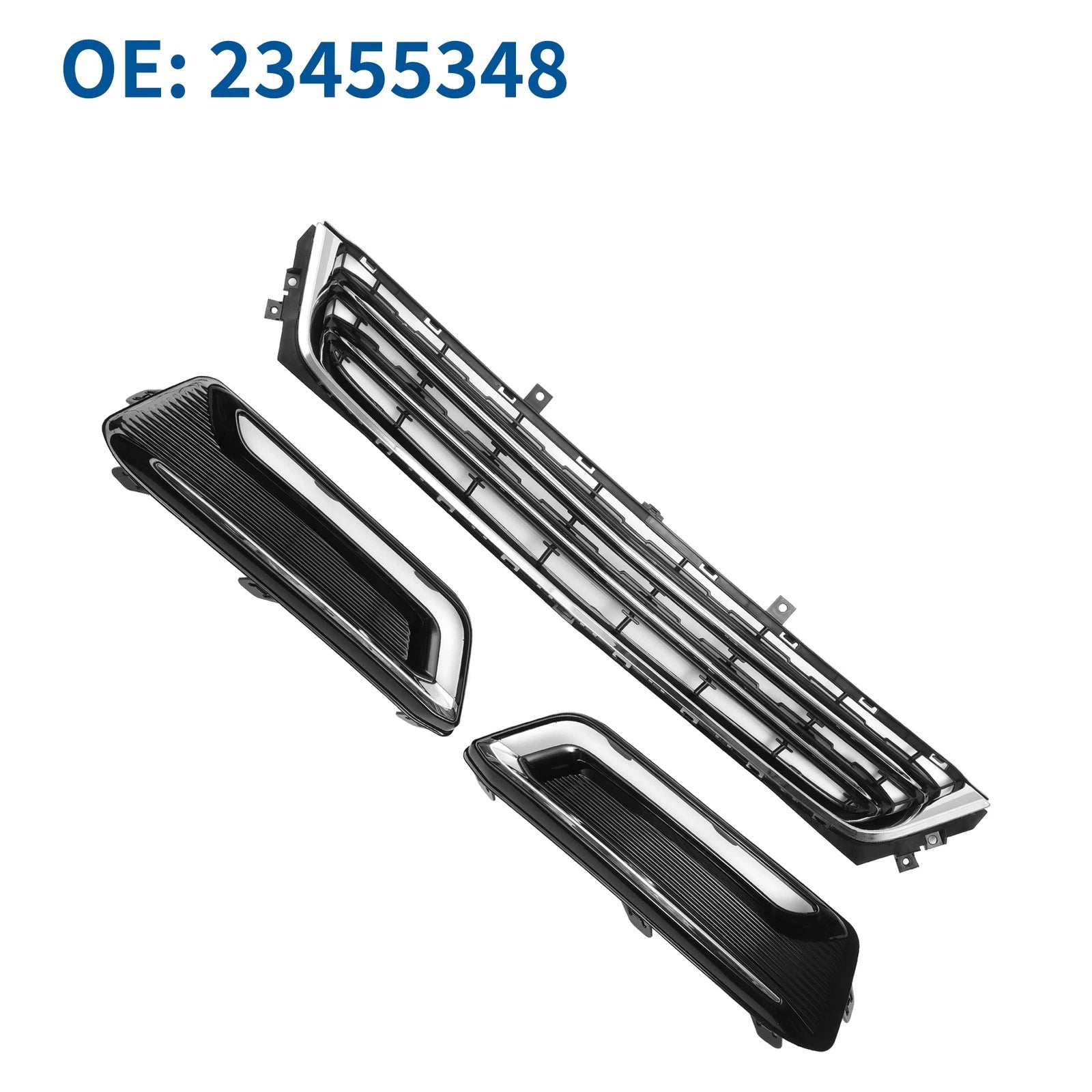Set of 1 Front Lower Bumper Grille for Chevrolet Impala (2014–2020) Chrome