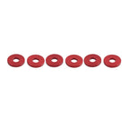 6X Engine Saddlebag Crash Bar Spacer Ring for Harley Softail Red