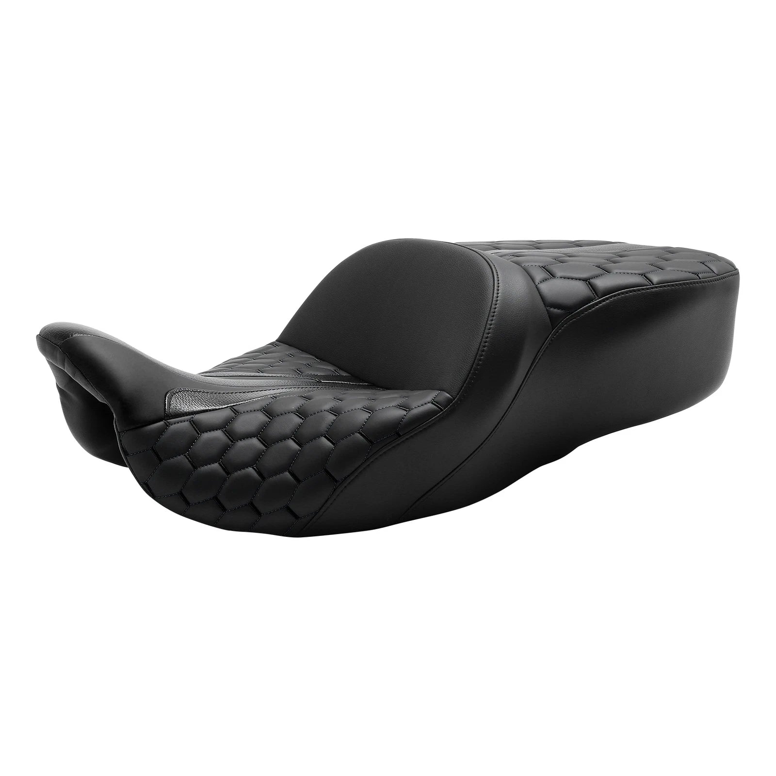 Driver Passenger Seat for Harley Touring Electra Street Glide (2009–2023) Black