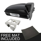 Matte Black Razor Trunk Pad for Harley Touring Road Glide (2014–2026)