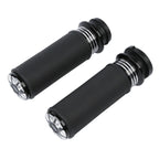1" 25mm Black Electric Handlebar Grips for Harley Davidson Touring (2008–2020)